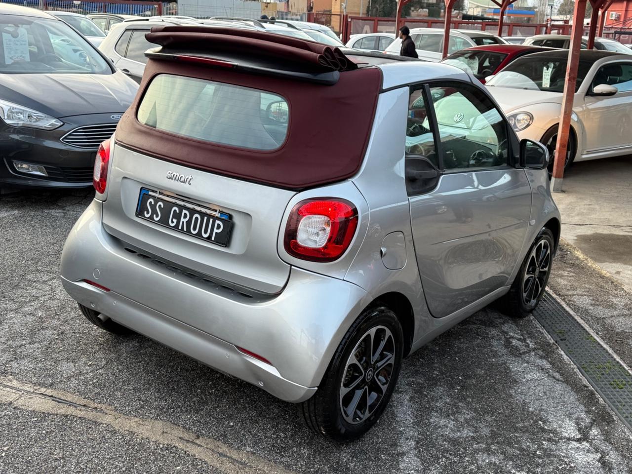 Smart 0.9 Turbo twinamic cabrio -pelle-rate-garanzia