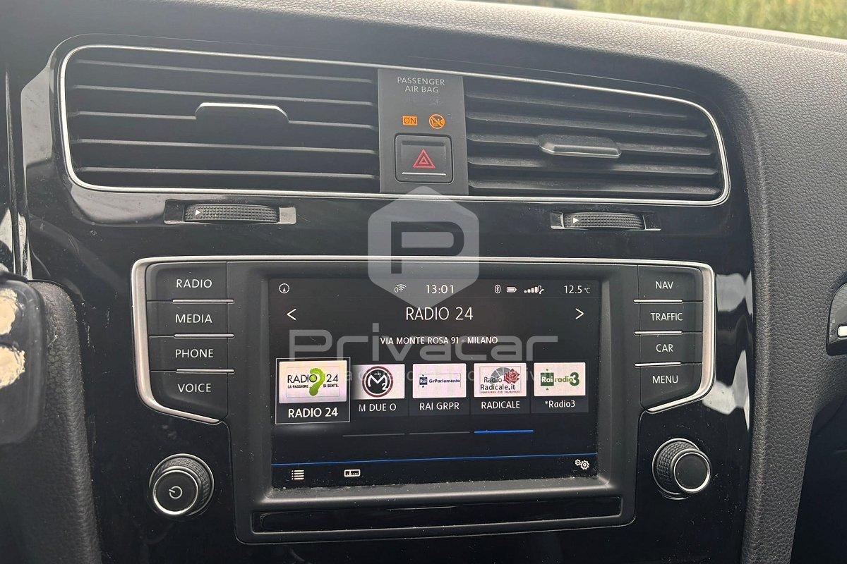 VOLKSWAGEN Golf 1.6 TDI 110 CV 5p. Executive BlueMotion Technology