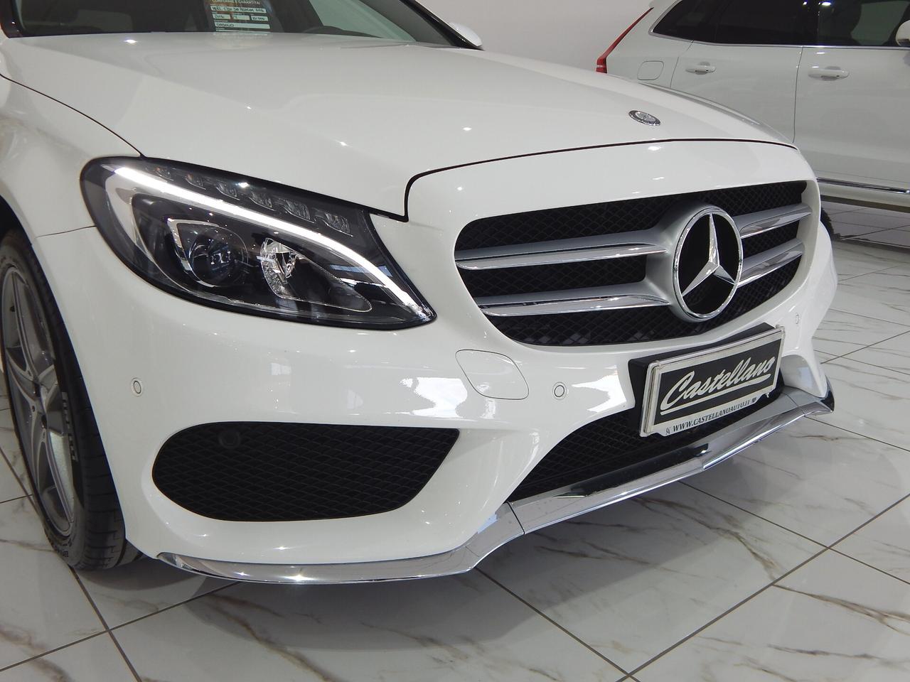 Mercedes-Benz C 220 d SW Premium Aut. TETTO-NAVI-PELLE-PARK-LED
