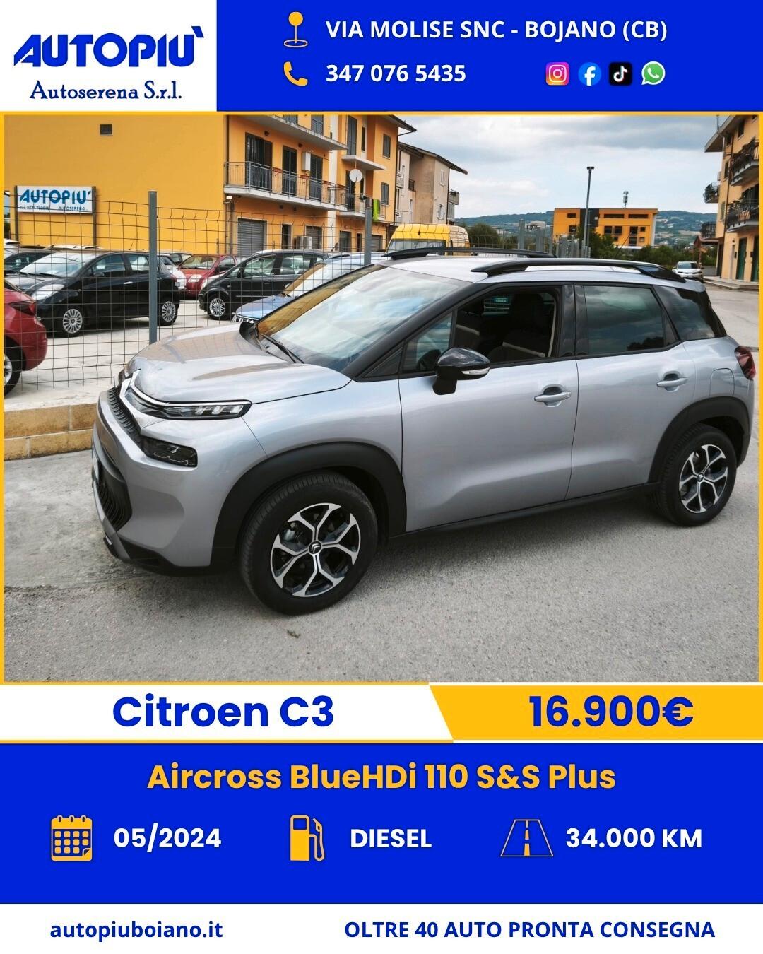 Citroen C3 Aircross BlueHDi 110 S&S Plus
