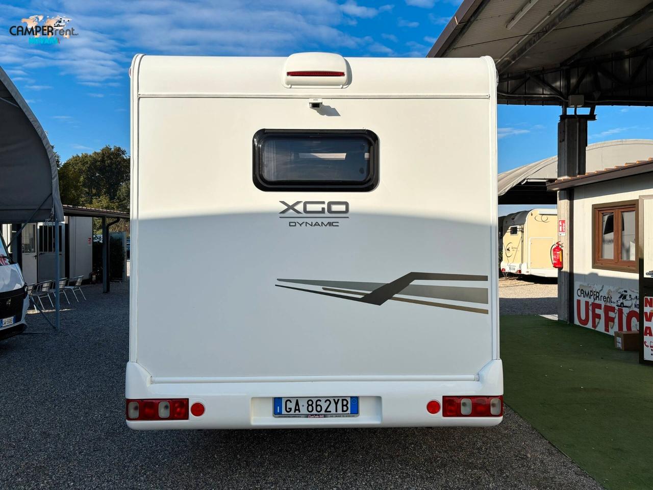 RIMOR XGO DYNAMIC 35 - mansardato con letto matrimoniale in coda ed ampio garage