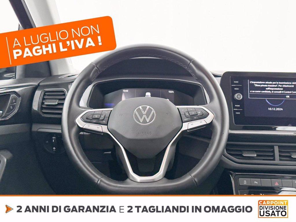 VOLKSWAGEN T-cross 1.0 tsi life 95cv del 2024