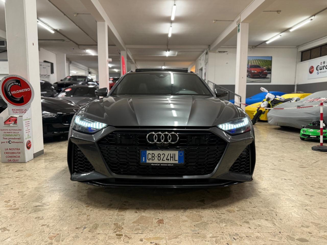 Audi RS6 Avant 4.0 TFSI V8 quattro 600cv 07/2020 Carbon Tetto 4 sterzanti