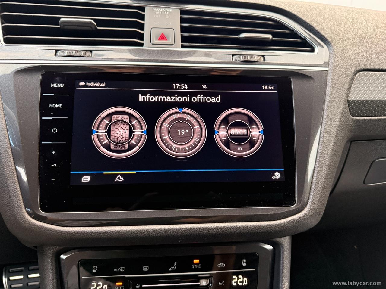 VOLKSWAGEN Tiguan Allsp. 4MOTION R-LINE TETTO PELLE