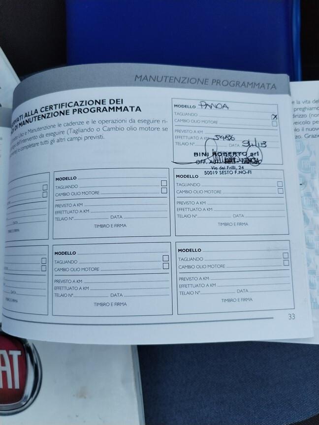 Fiat Panda 1.2 Dynamic 35000km 12/2010 euro5 unipro classe 1933