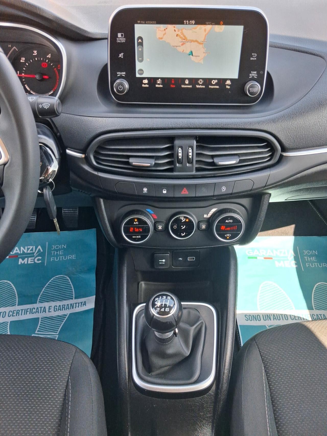 Fiat Tipo sw Lounge 1.6Mjt 120cv anno 2018