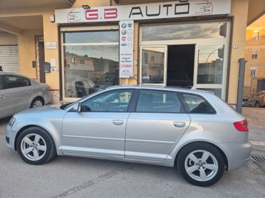 AUDI A3 SPB 2.0 TDI 140 CV ANNO 2009 KM CERTIF