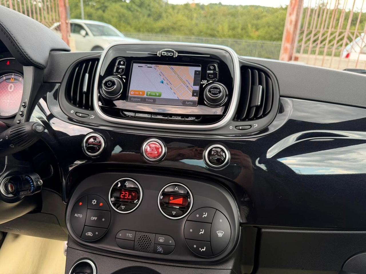 Abarth 595 145cv -MTA- TETTO A -PELLE - NAVI