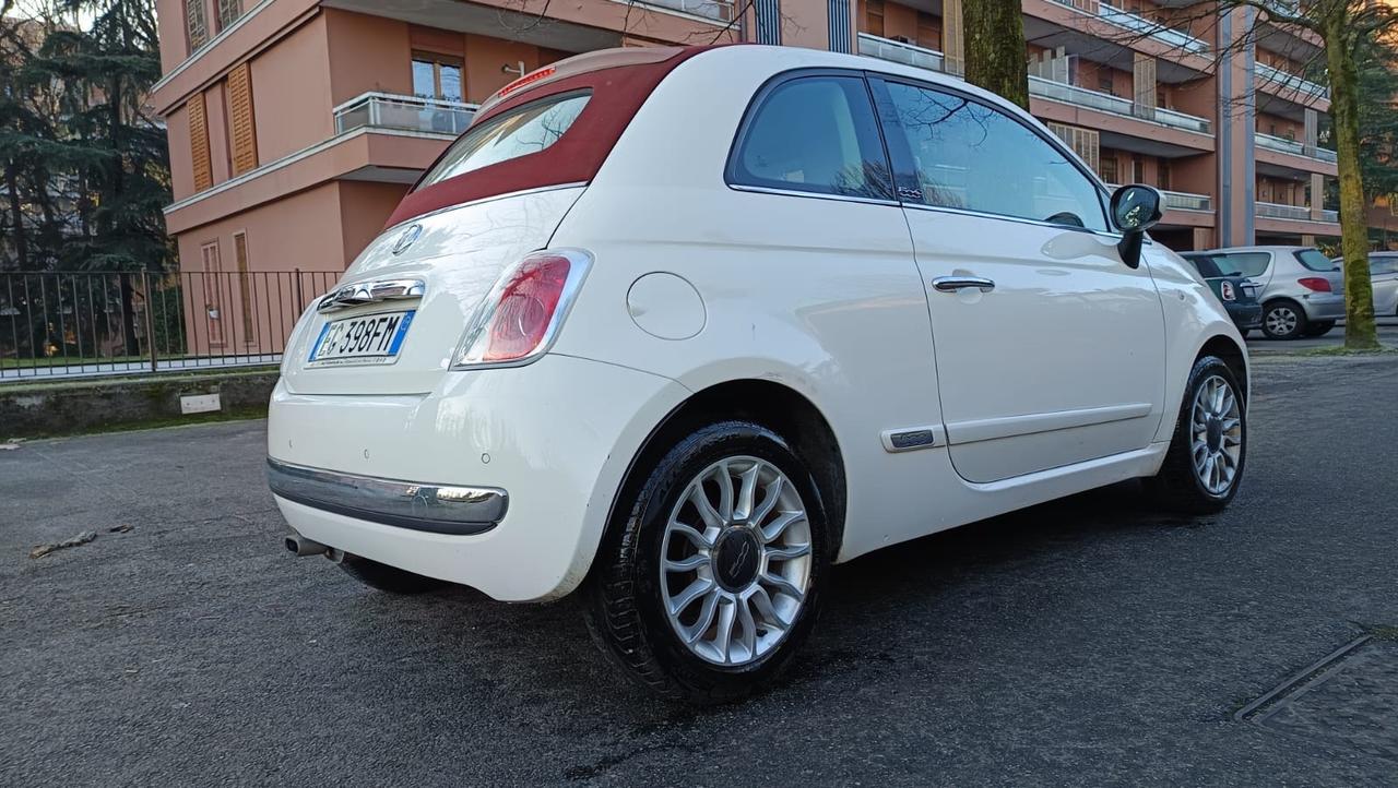 Fiat 500C 1.2 benzina anno 2012 cambio automatico Cabrio