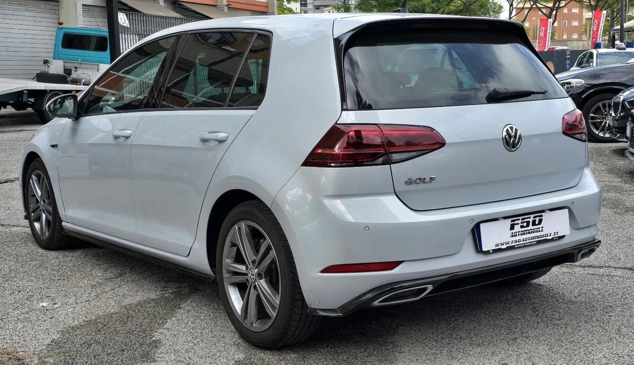 Volkswagen Golf 5p 1.6 tdi R line 115cv dsg grigio gesso
