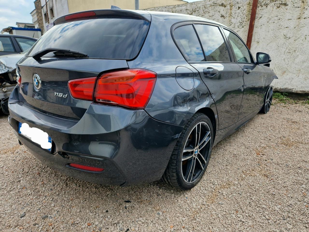 Bmw 116d 5p. Msport Manuale 95000km-2019