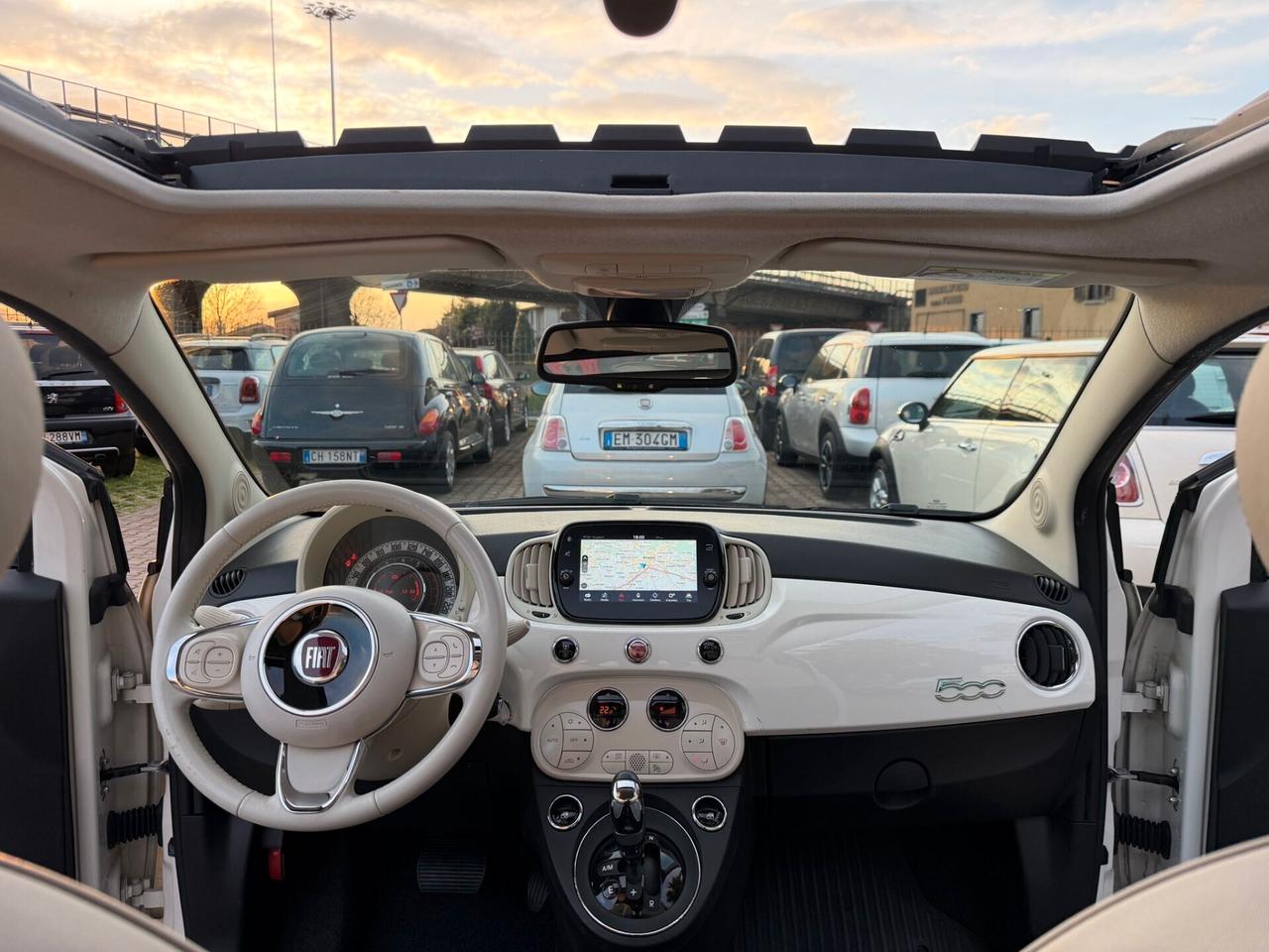 Fiat 500 1.2 Lounge AUTOMATICA TETTO PANORAMICO APRIBILE OK NEOPATENTATI