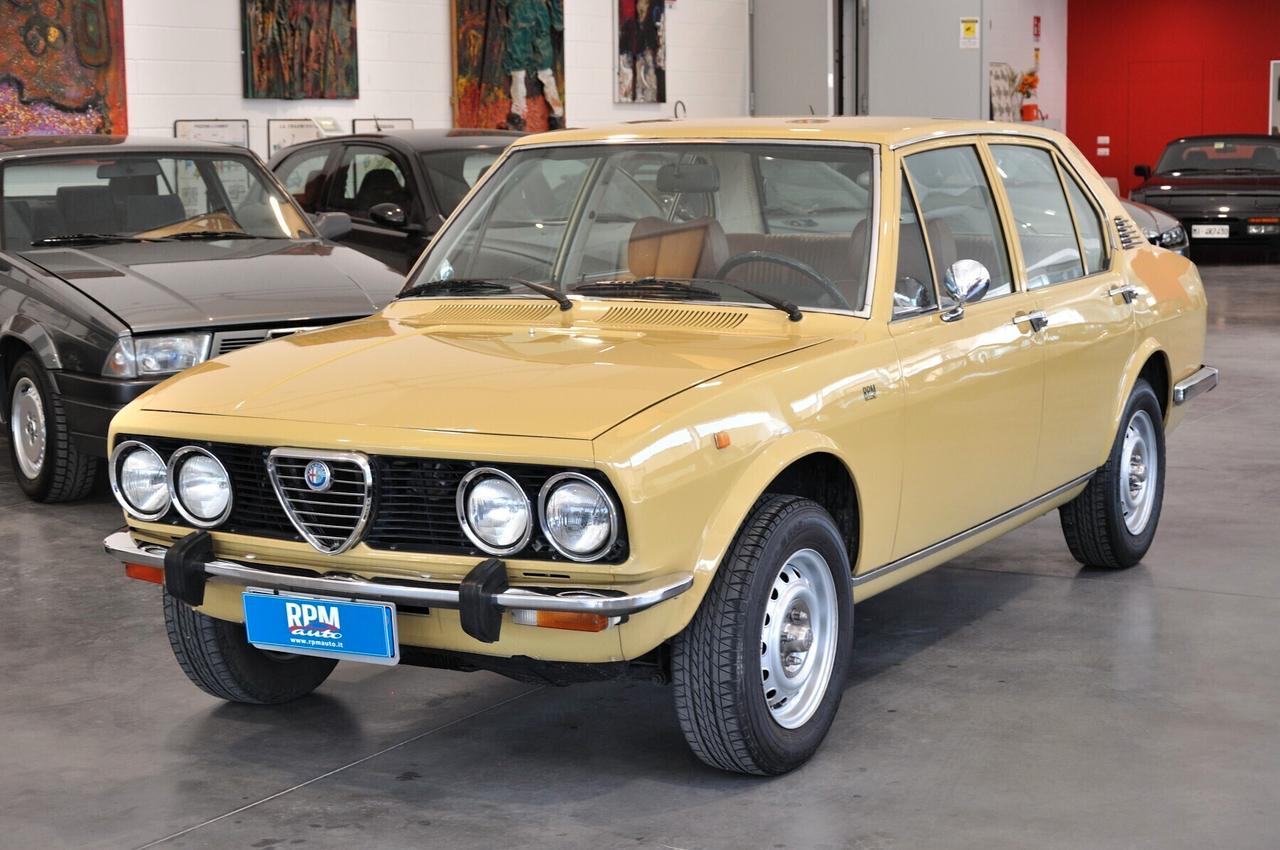 Alfa Romeo Alfetta 1.8 Giallo Piper ASI