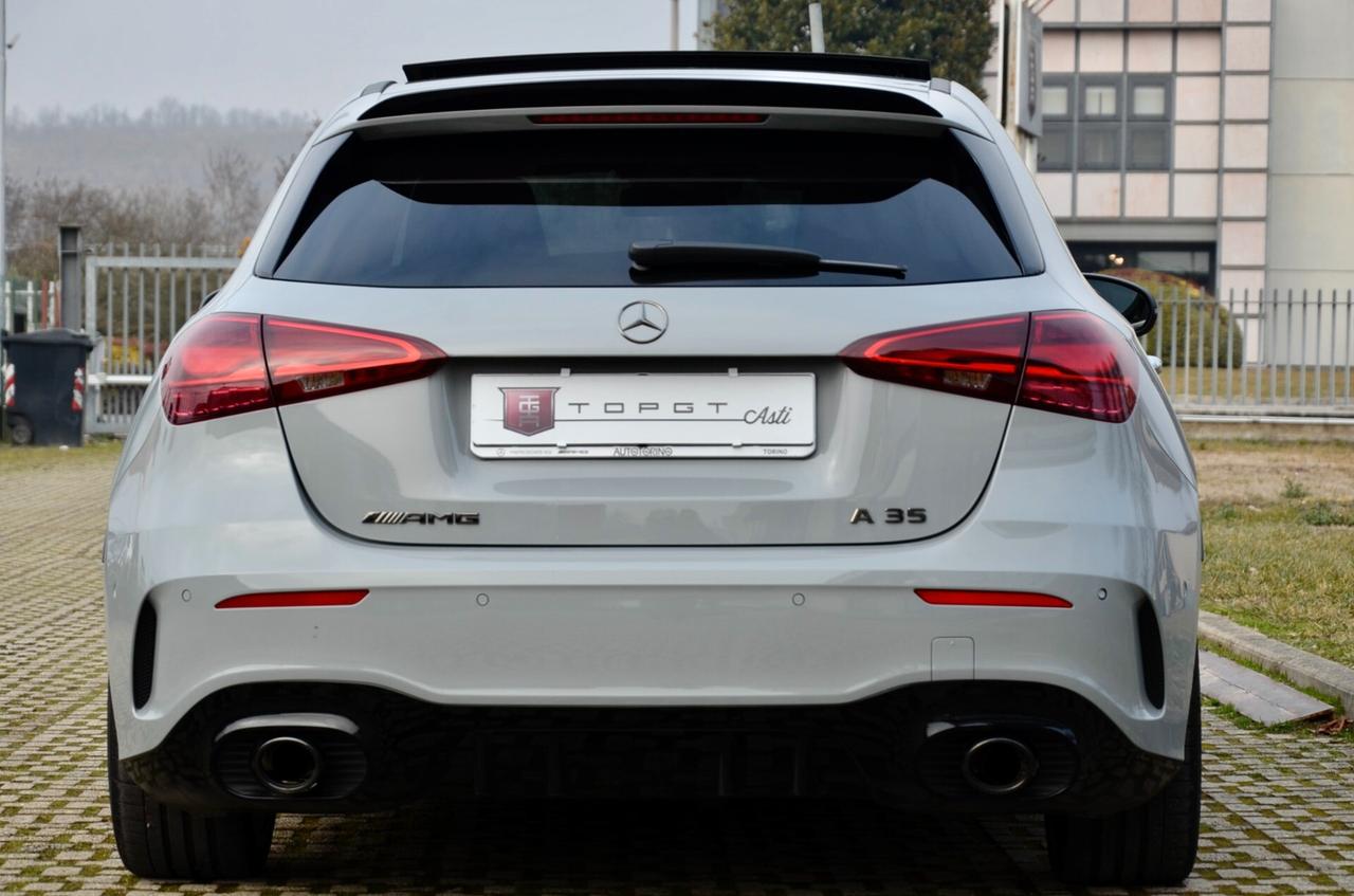 MERCEDES-BENZ A 35 AMG 4MATIC 306cv AUTO, GARANZIA UFFICIALE, UNICOPROPRIETARIO, UFF ITALIANA, EURO 6E, TETTO, NIGHT PACK, FARI MULTIBEAM, HI-FI PREMIUM, PERMUTE