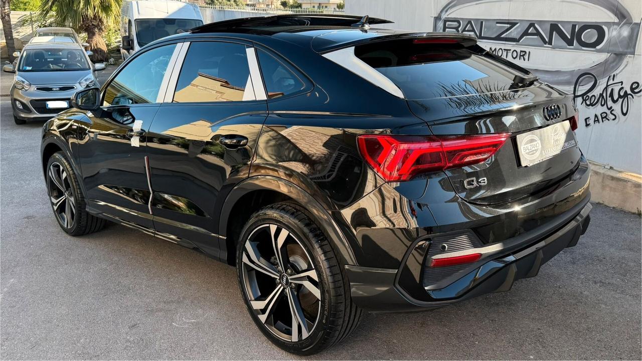AUDI Q3 SPB 35 TDI IDENTITY BLACK KM0 2023 TETTO APRIBILE