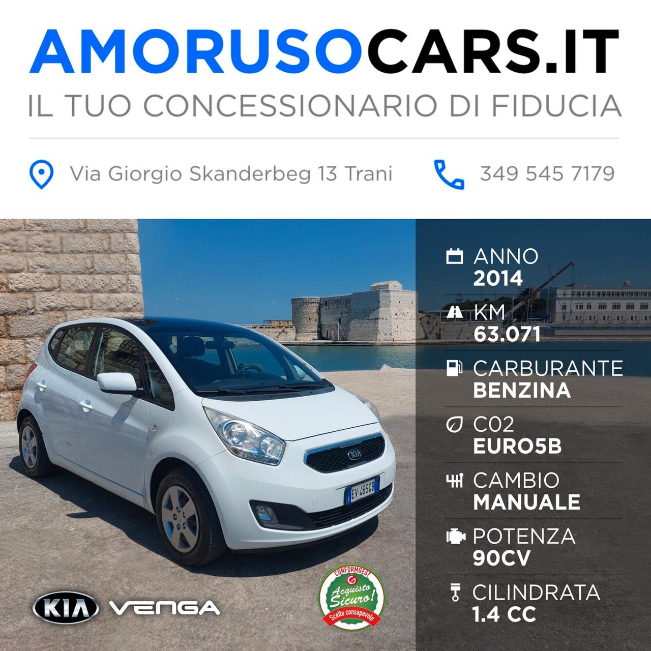Kia Venga 1.4 CVVT Cool