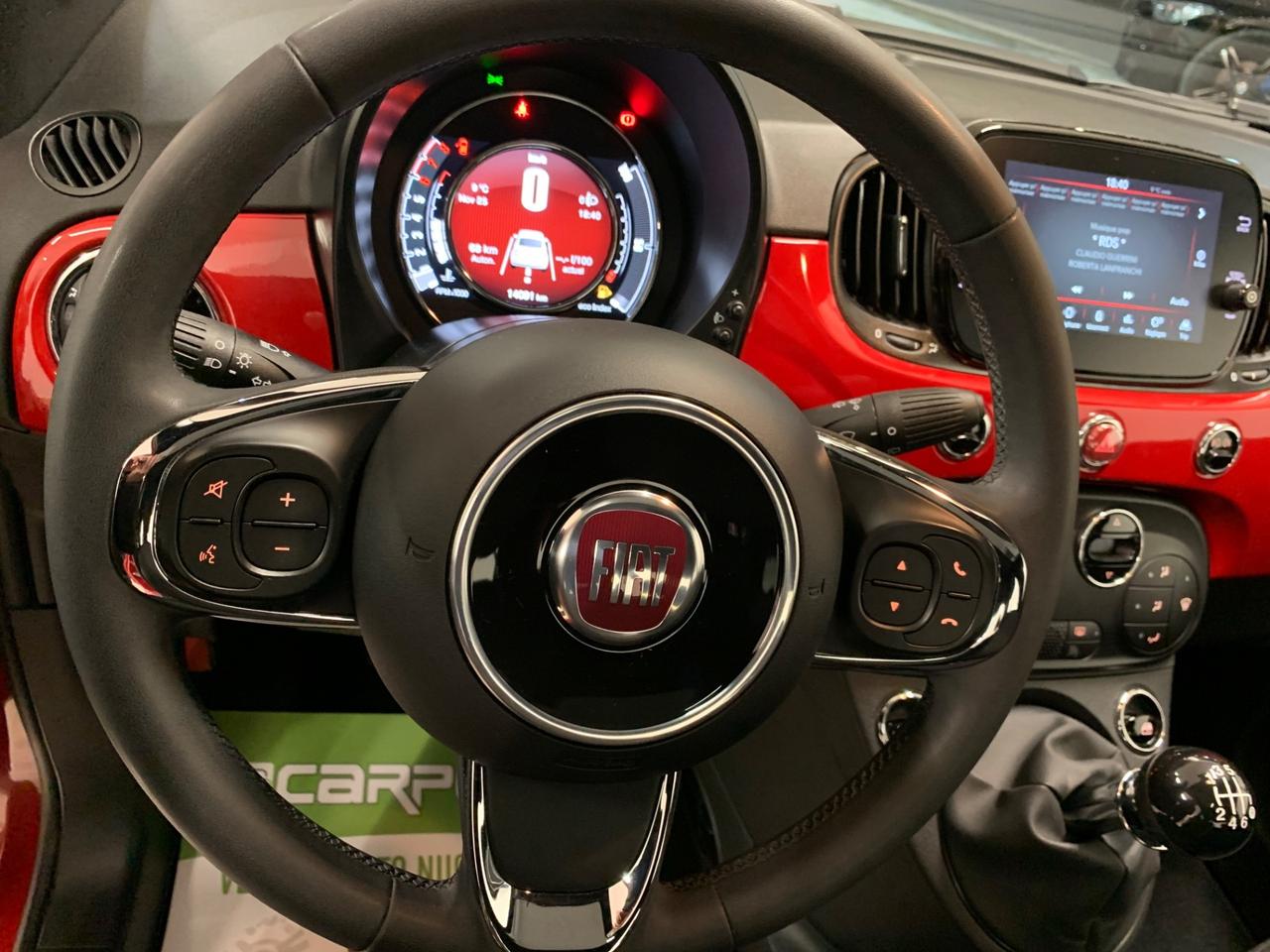 Fiat 500 1.0 Hybrid Red