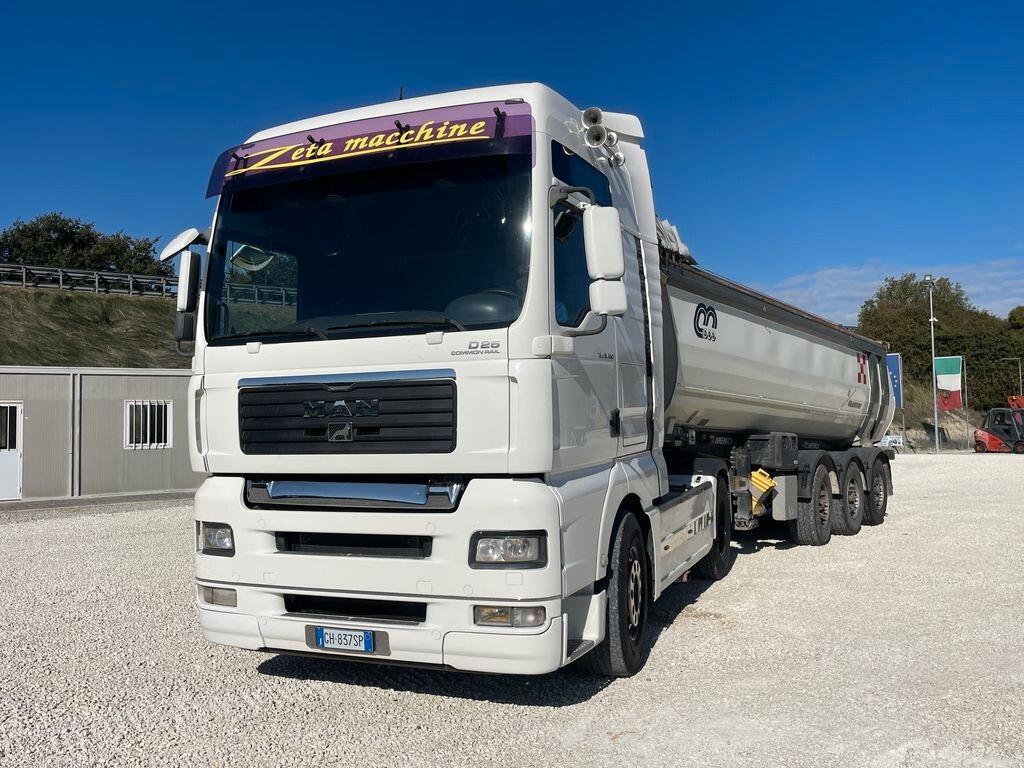 Autocarro MAN 18 480 FT + semirimorchio MENCI