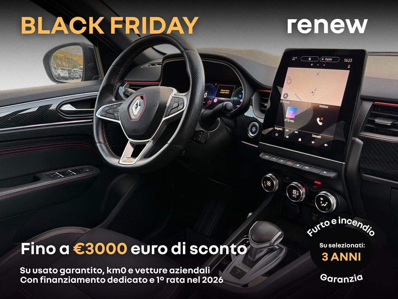 Renault Arkana 1.6 e-tech full hybrid r.s. line 145cv