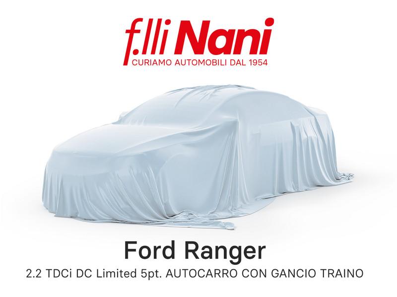 Ford Ranger 2.2 TDCi DC Limited 5pt. AUTOCARRO CON GANCIO TRAINO