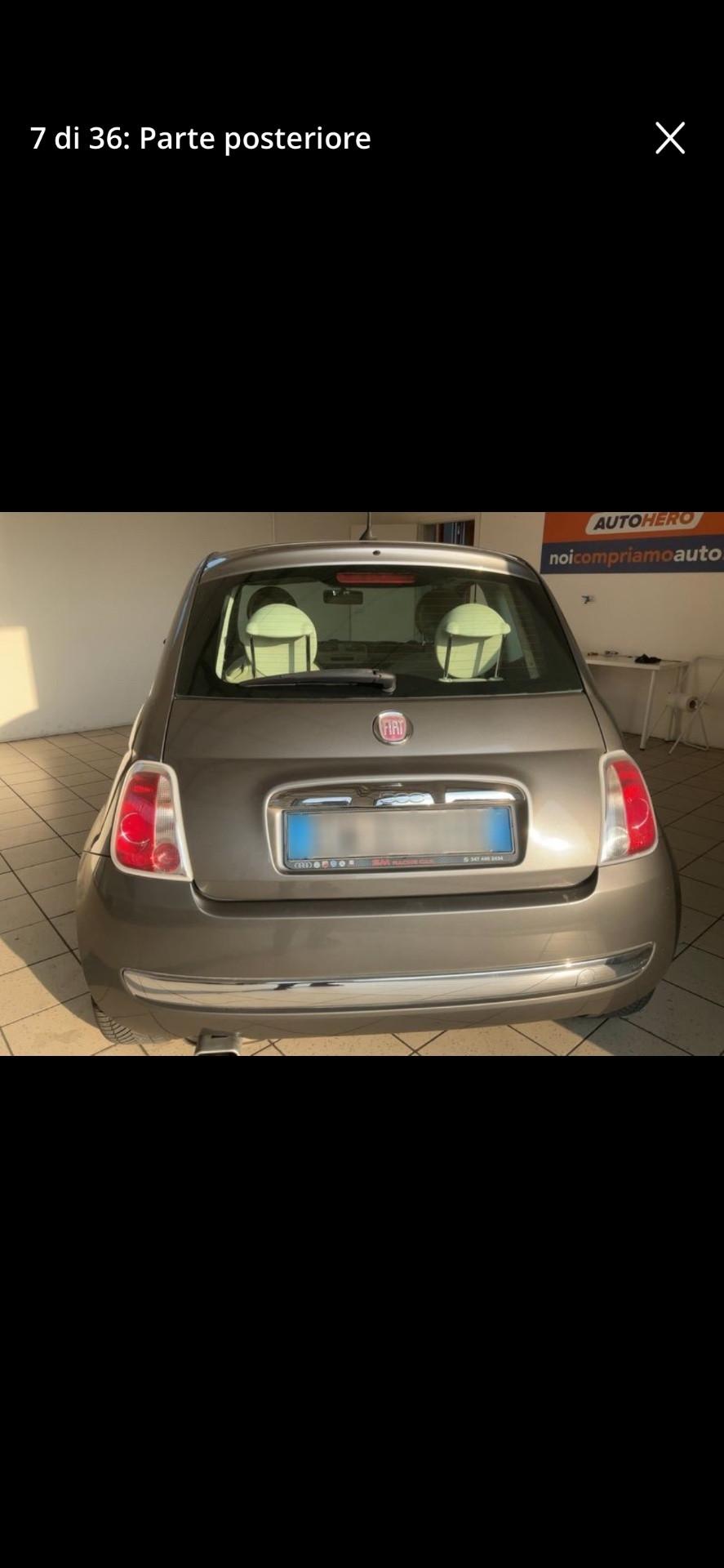 Fiat 500 1.2 Lounge da vetrina 2014