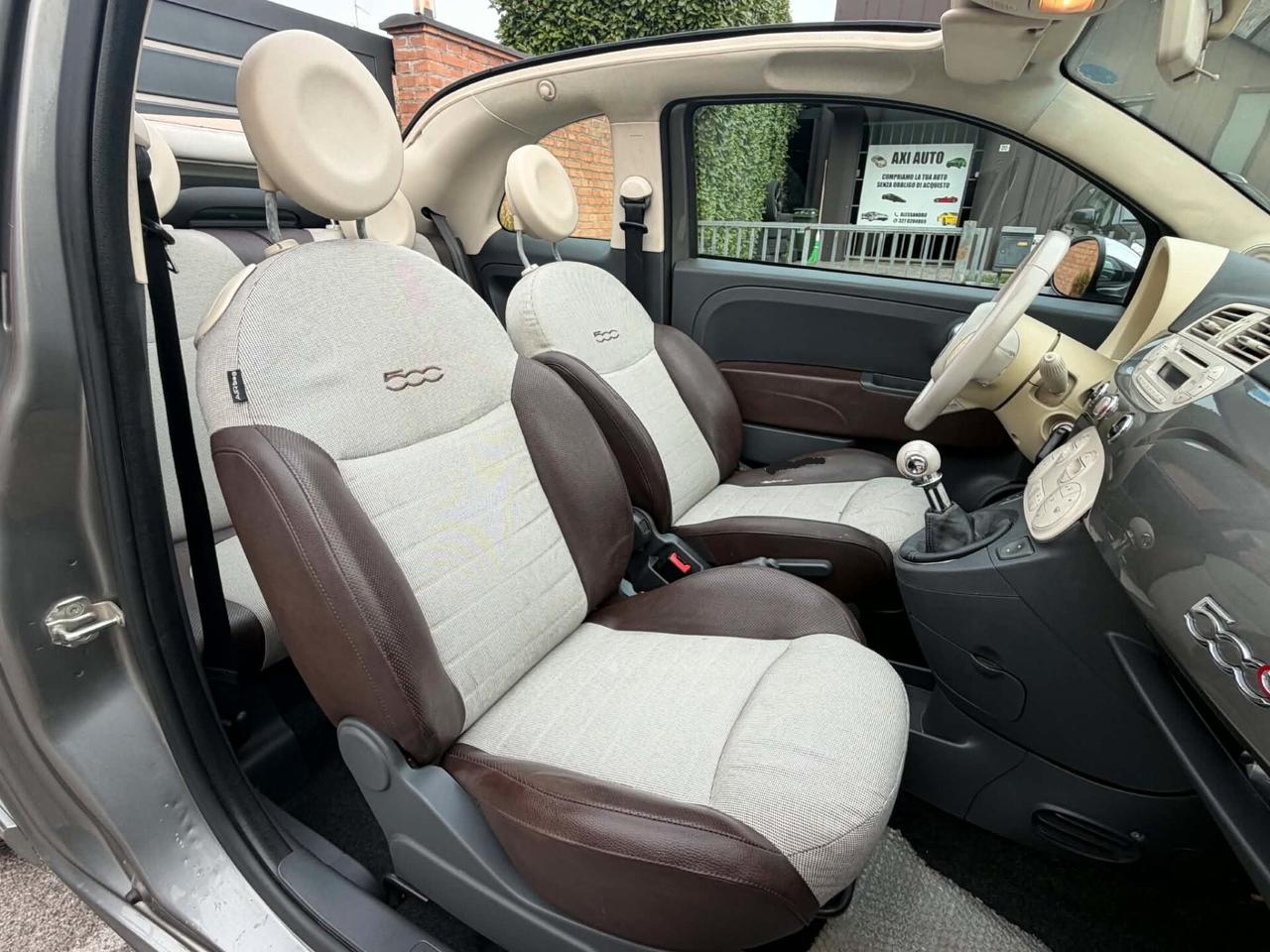 Fiat 500 1.3 MjT 75 CV-169.000KM-Cabrio-GARANZIA