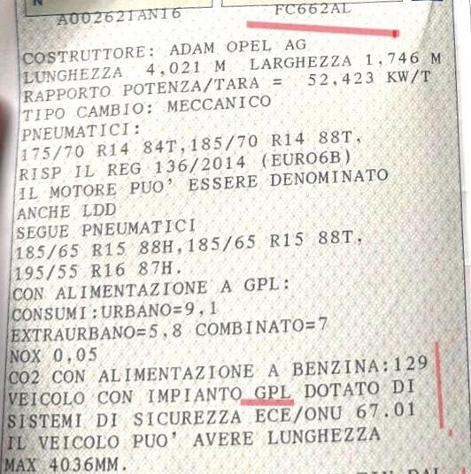 OPEL CORSA 1,4 GPL-UNICA PROPR-3 REVISIONI-EURO 6