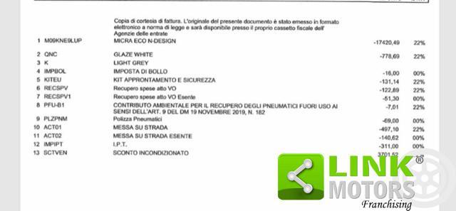 NISSAN Micra IG-T 92 GPL 5 porte Eco N-Design Iva Esposta