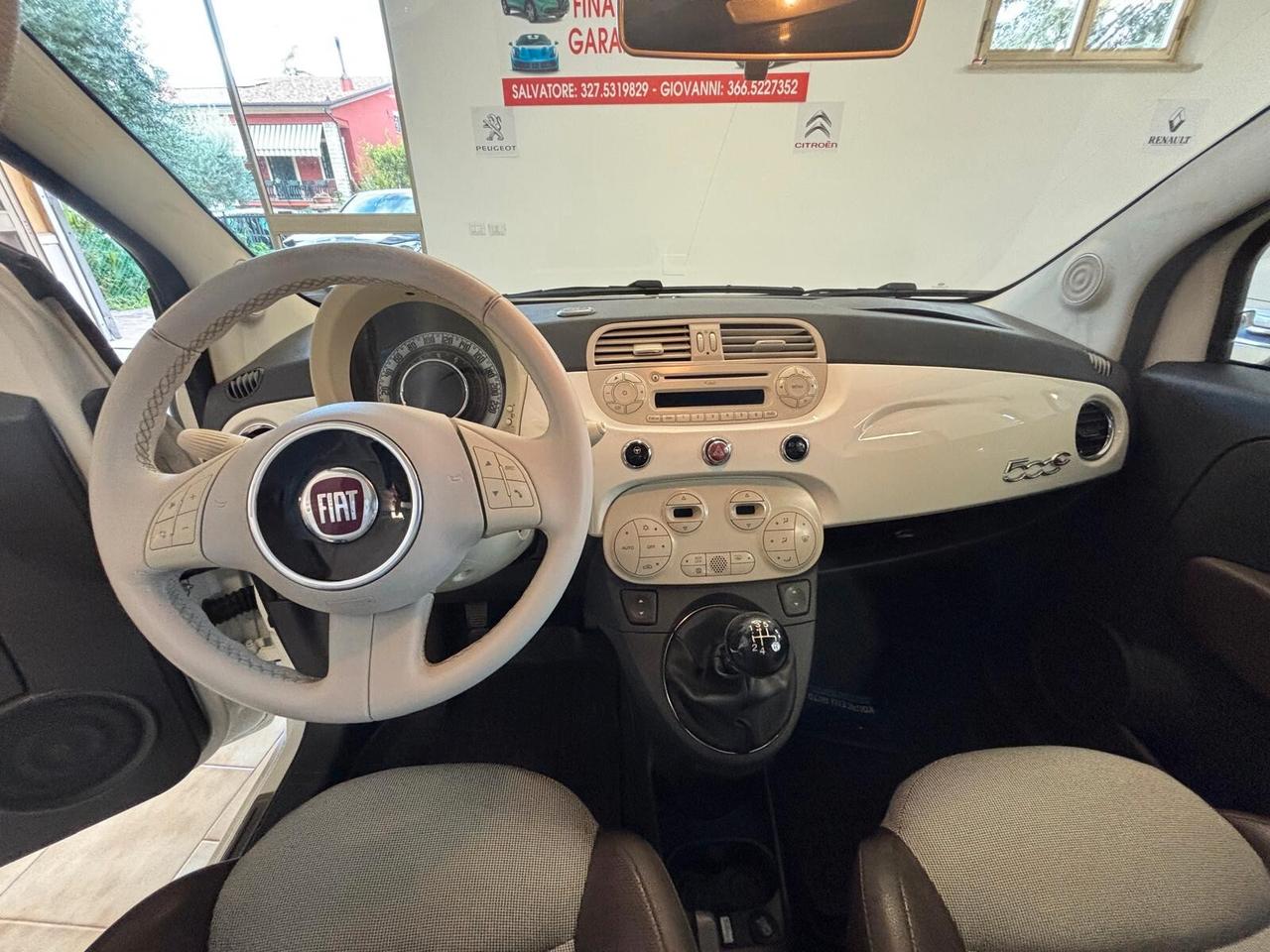 FIAT 500 ANNO 2012 BZ 1.2 CABRIO ADATTA NEOPATENTATI KM 114 MILA