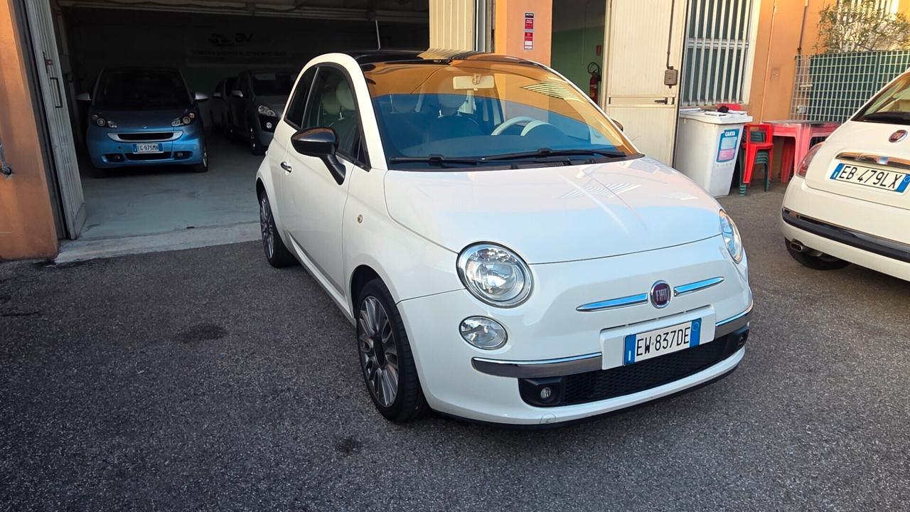 Fiat 500 1.2 GQ interni pelle