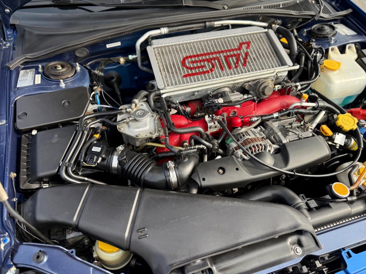 Subaru Impreza WRX STI 2002 2.0 TURBO 4x4 265cv BLUE MIKA