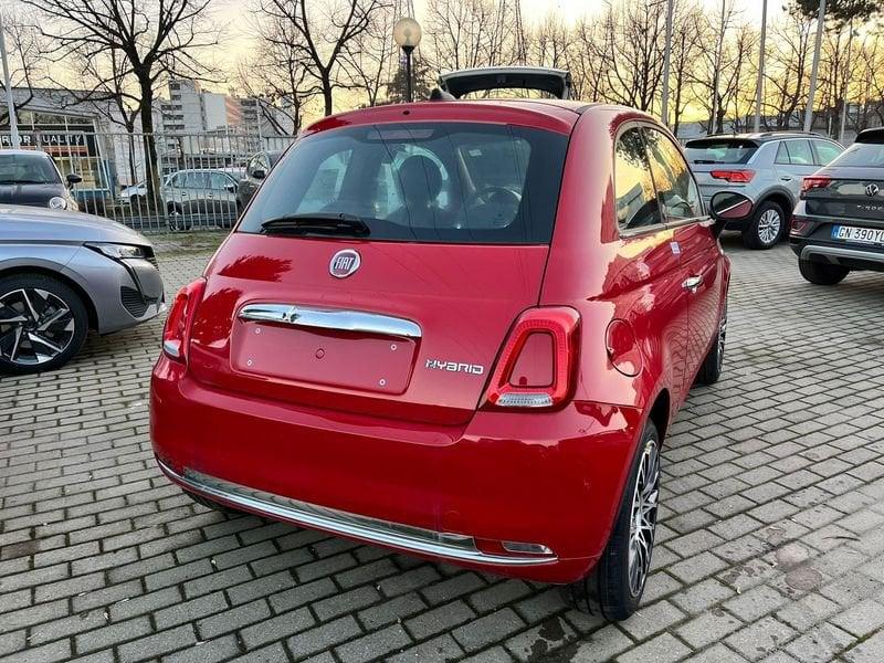 FIAT 500 1.0 Hybrid Red