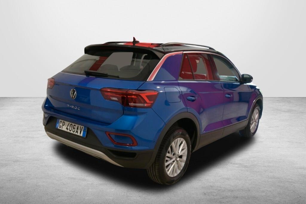 VOLKSWAGEN T-ROC 2.0 TDI 150CV DSG SCR LIFE ( FARI LED - DIGITAL COCKPIT - ADAPTIVE CRUISE - NAVI - APP CONNECT - PARK ASSIST - TETTO BICOLORE )