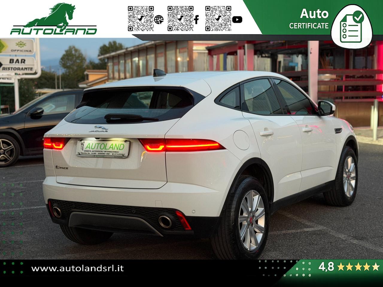 Jaguar E-Pace 2.0 i4 S awd 200cv Servive Jaguar Garanzia fino 36