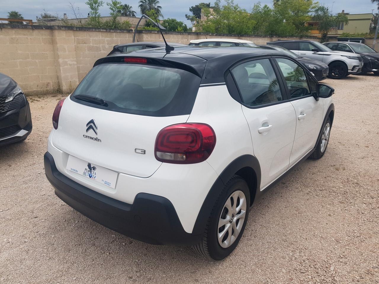 Citroen C3 1.2 PureTech 83cv Navy Led Sensori Park