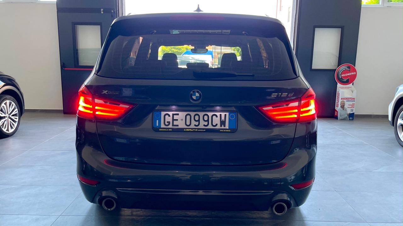 BMW 218D GRAN TOURER 2.0 LUXURY X-DRIVE 150CV - FULL LED, TETTO, PELLE, PACCHETTO LUCI
