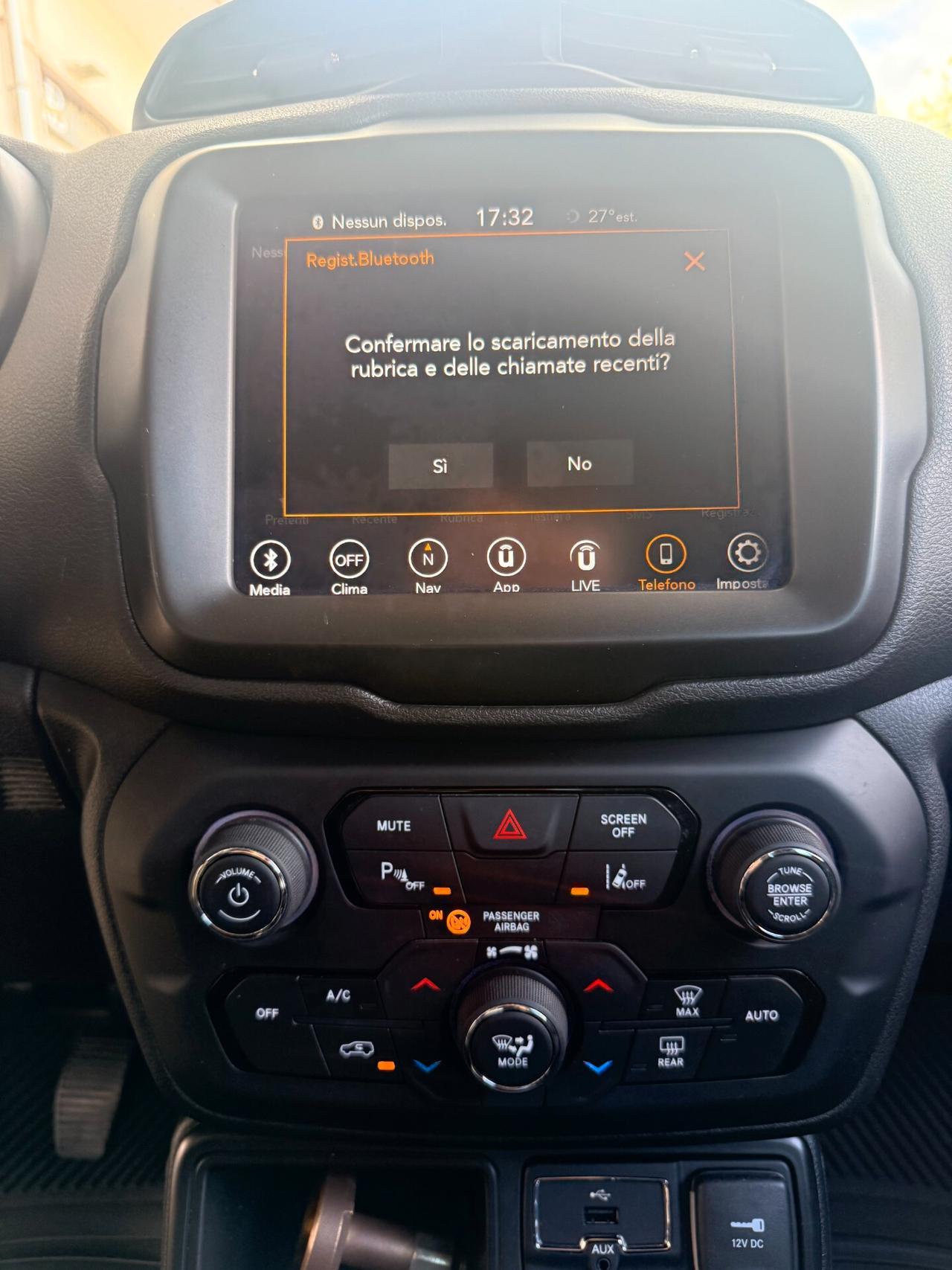 Jeep Renegade 1.4 GPL Limited 140cv NAVI,BLOCK SHAFT ,ANDROID AUTO,SENS.PARK.KM CERTIFICATI,UNI PROP.