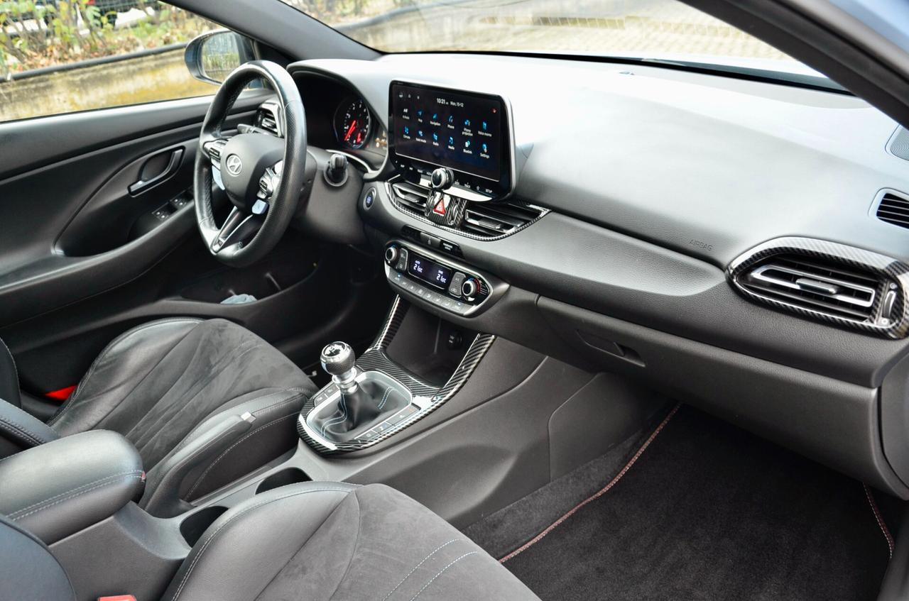 HYUNDAI i30 2.0 T-GDI N PERFORMANCE 280cv, UNICOPROPRIETARIO, UFF ITALIANA, EURO 6D, FARI HIGH BEAM, RETROCAMERA, PERMUTE