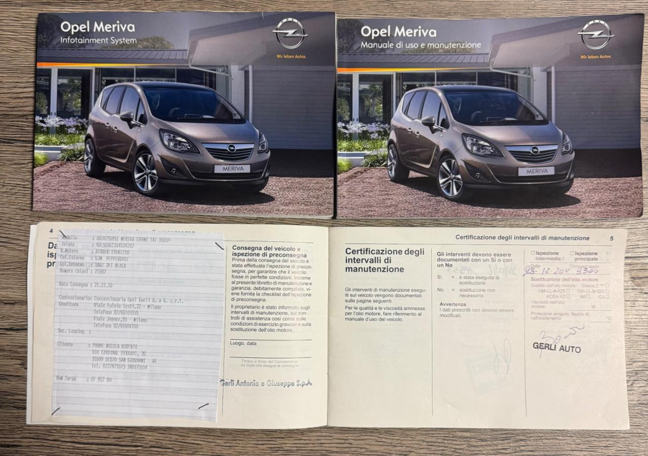 Opel Meriva 1 proprietario tagliandi Opel