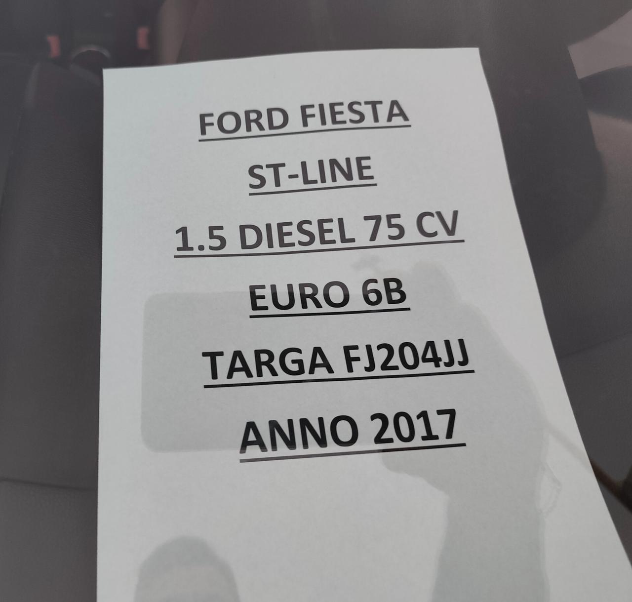 Ford Fiesta 1.5 TDCi ST-Line GARANZIA