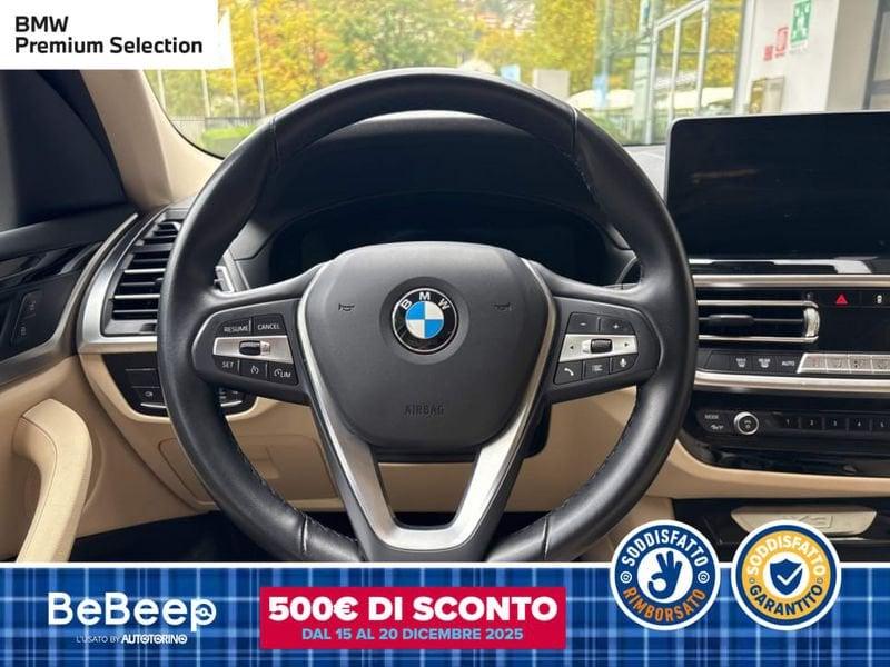 BMW X3 XDRIVE20D MHEV 48V AUTO