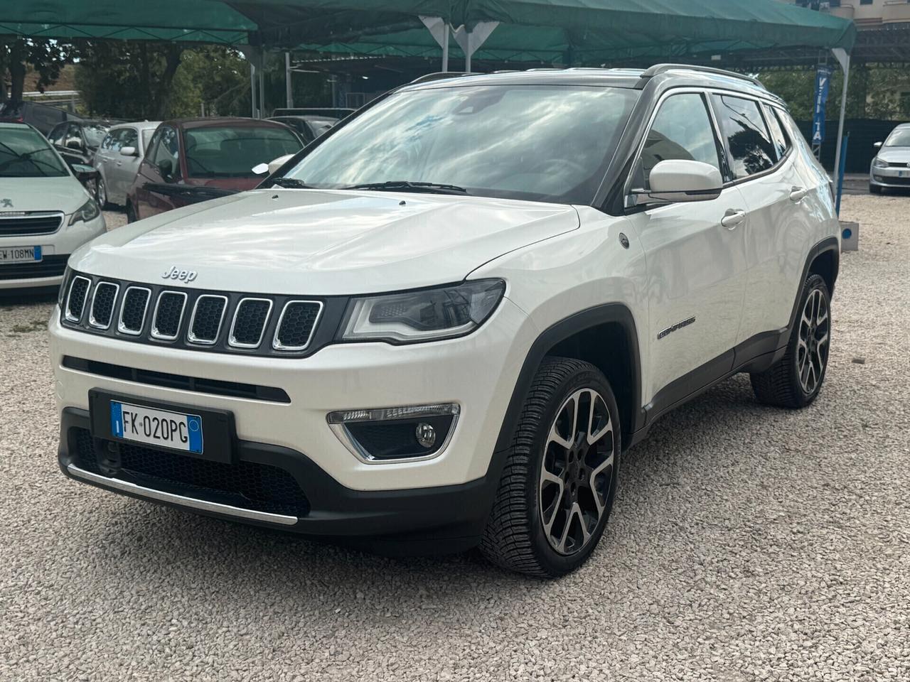 Jeep Compass 2.0 Multijet II cambio automatico km certificati 1 prop. 2017 bianco perla