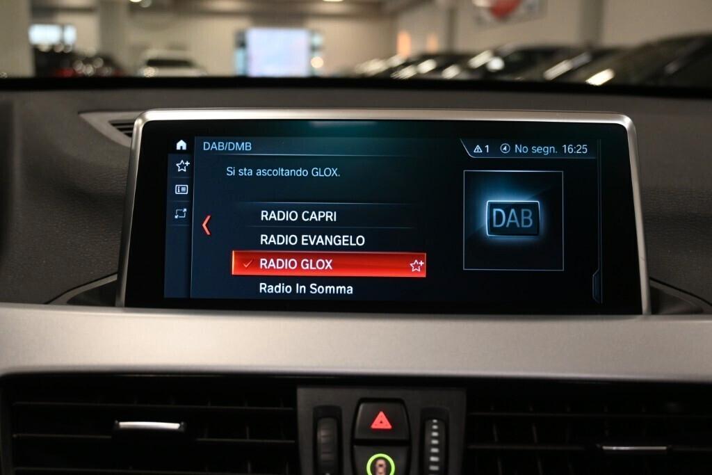 BMW X1 16D 115CV S-DRIVE 6M. BUSINESS ADVANTAGE ( FARI LED - NAVI - PARK ASSISTANT - TETTO PANORAMICO APR. )