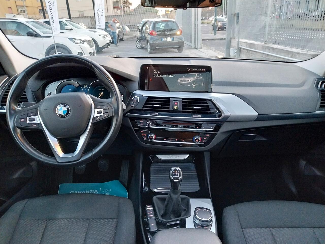 BMW X3 2.0 DIESEL CAMBIO MANUALE 2018