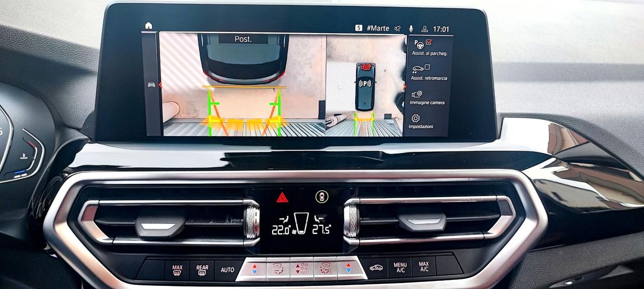 BMW X3 con telecamere perimetrali 2022