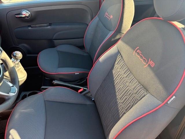 Fiat 500 1.0 Hybrid Red