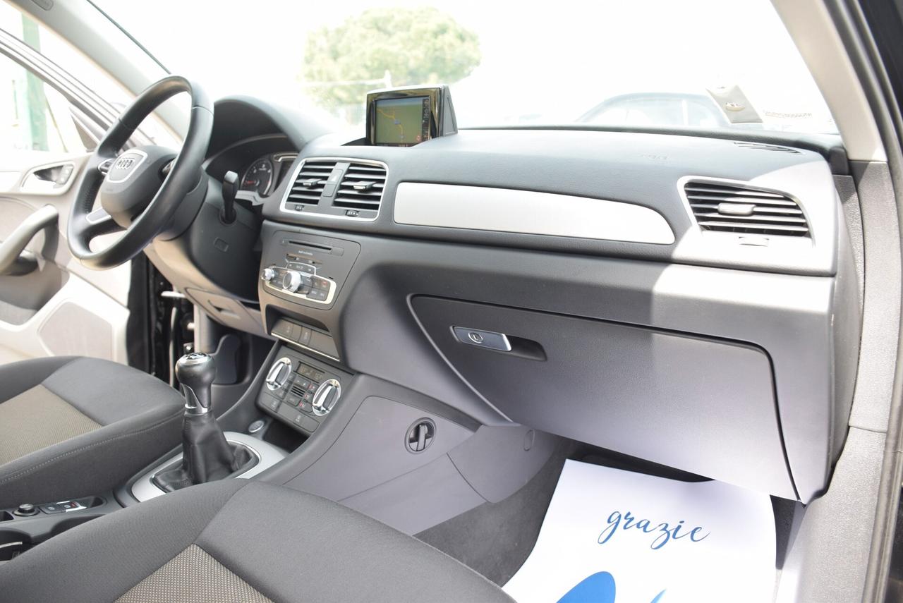 Audi Q3 2.0TDI 140CV 6M NAVI CRUISE SENSORI FULL