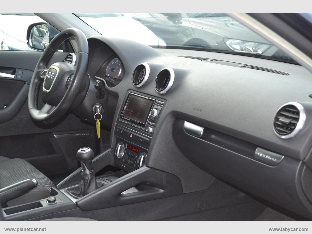 AUDI A3 SPB 2.0 TDI 170CV quattro Ambition