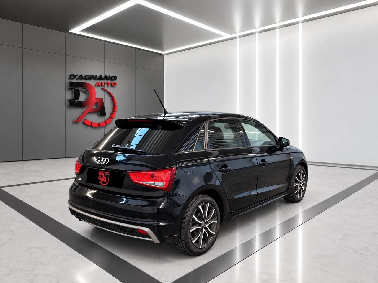 AUDI A1 SPORTBACK 1.6 S LINE 105CV — CAMBIO MANUALE, INTERNI MISTO PELLE