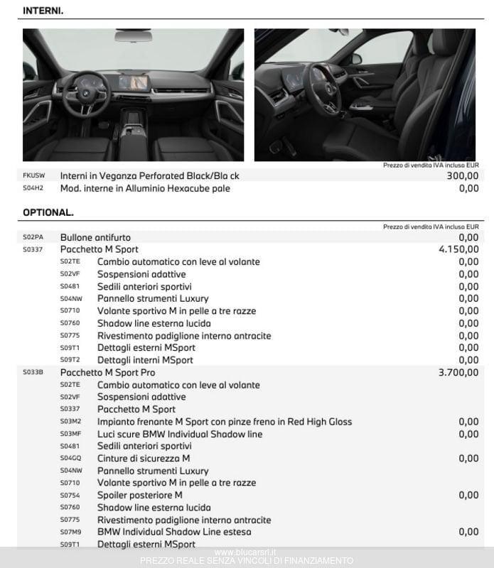 BMW X1 X1 sDrive 18d Msport Pro